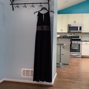 Macy’s floor length Size 6 Navy dress